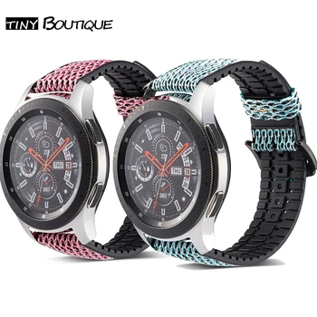 

watch Strap Samsung Galaxy Watch 46mm 42mm Band active 2 40mm 44mm Silicone Leather Gear s3 Classic Huawei Watch GT Strap