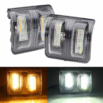 

2Pcs LED Rearview Side Mirror Turn Signal Lights for Ford F150 F250 F350 F450 F550 Car-Styling Accessory