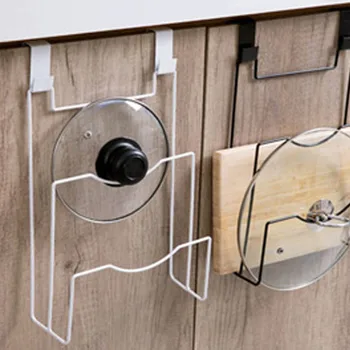 

Kitchen Chopping Board Storage Rack Pot Lid Cover Draining Stand Hook Holder _WK