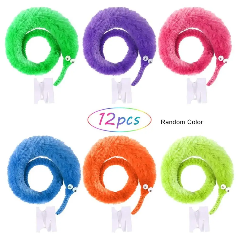 

Children'S Toy Caterpillar Pet Toy Fuzzy And Soft Soft Touch And Feels Very Comfortable Magic Worms 12 Pcs