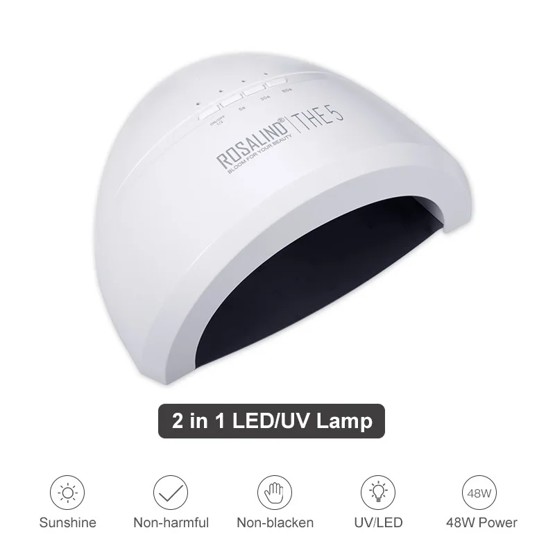 24/машинка для стрижки 48 Вт SUN5 Pro UV светильник светодиодный лак для ногтей светильник Сушилка для ногтей для всех гелей полированная солнца светильник инфракрасный Сенсор 5/30/60 s