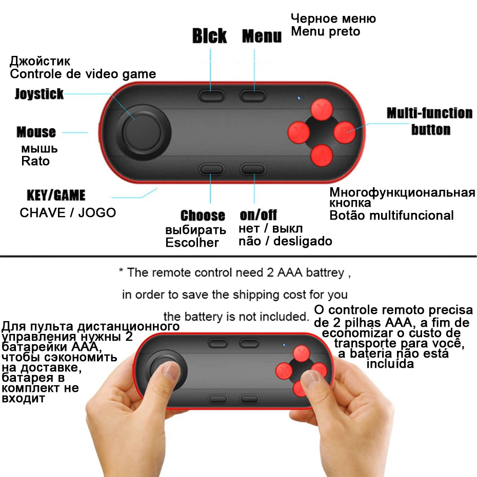 Беспроводной Управление Bluetooth джойстик для iPhone и Android телефон геймпад PUBG