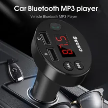 Устройство для считывания с tf-карт Bluetooth Mp3 плеер громкой связи Bluetooth гарнитура для Беспроводной аудио ресивер FM-передатчик модулятор Поддержка карт флеш-накопителей Aux 3.1A Dual USB Зарядное устройство