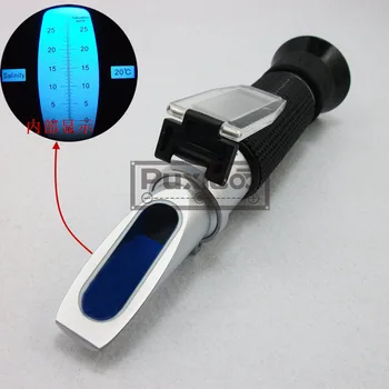 

Salinity Meter / Salt Concentration Meter FG-212 (0-28%) Refractometer Sea Water Gravimeter Glass Salinity Meter