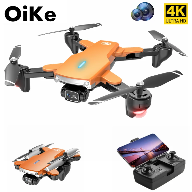 Квадрокоптер Oike Rc 4k HD с широкоугольной камерой 1080P Wi-Fi Fpv | Электроника