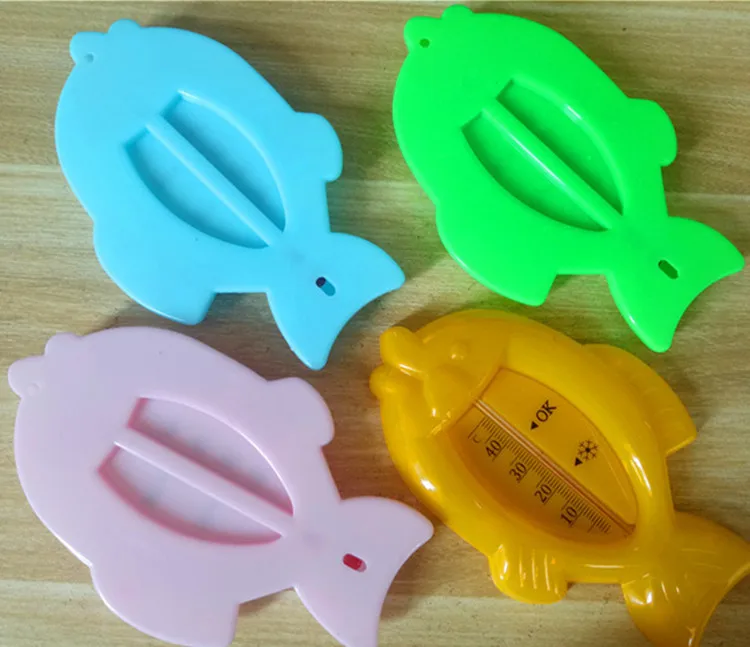 Милые детские термометры для ванны, игрушки, плавающие водяные термометры, плавающие в форме рыбы, безопасные пластиковые Термометры для ванны, датчик для полива, термометр