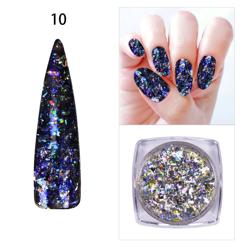 BEAUTYBIGBANG 0,2 г пудра с пайетками Хамелеон неровный коралловый лак для ногтей Блестки для маникюра украшения для ногтей
