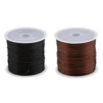 Parrucca da 60M rete per capelli filo da cucito in cotone trama estensione dei capelli filo per tessitura nuova parrucca che fa filo