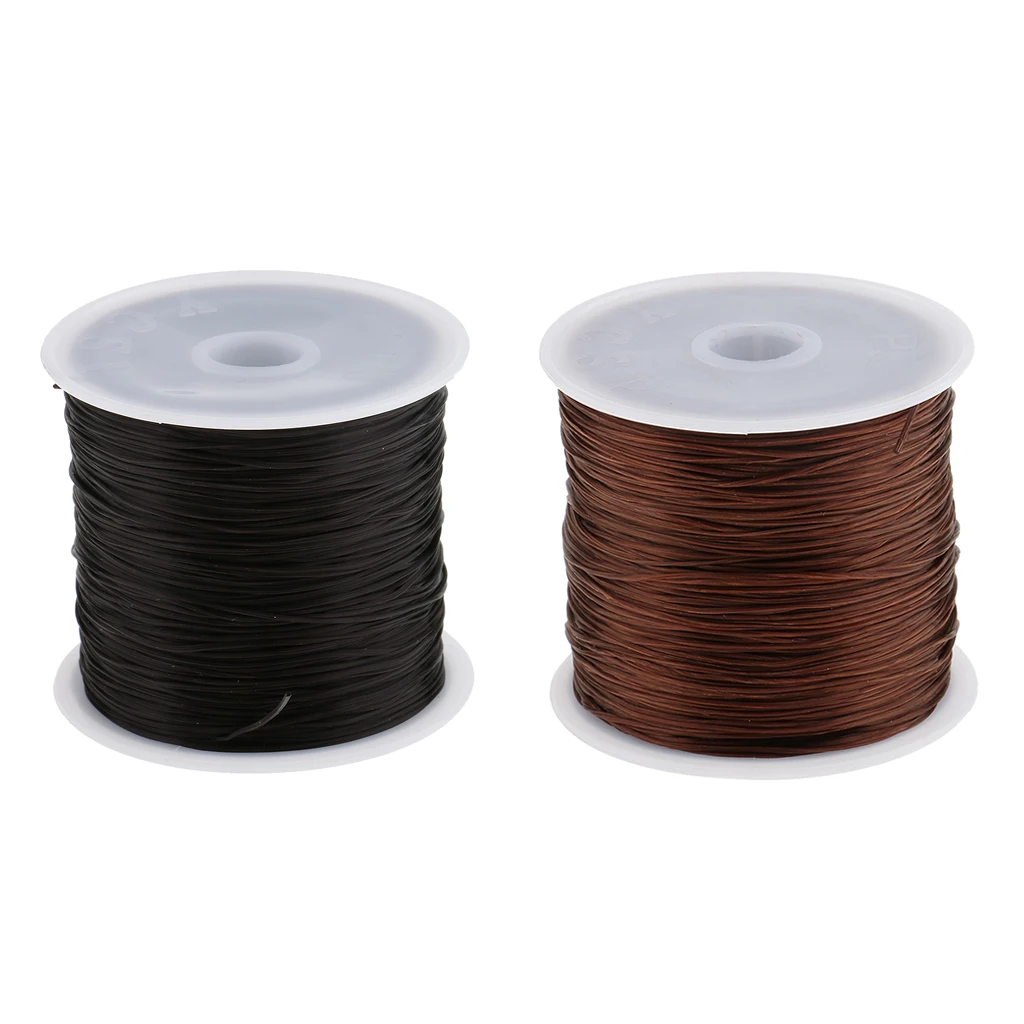 60M Wig Hair Net Sewing Cotton Thread Weft Hair Extension Weaving Thread  New Wig Making Thread