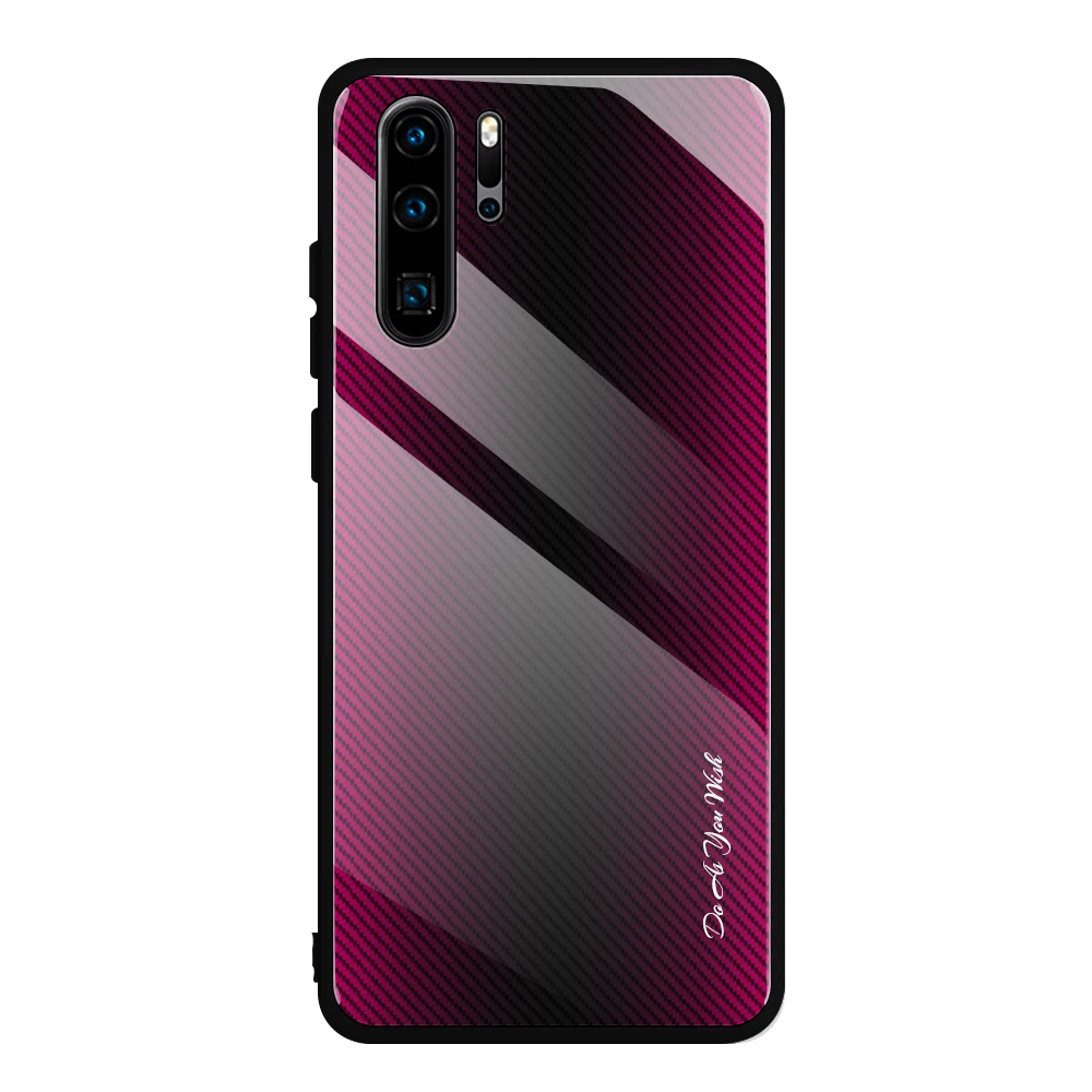 04 Градиентный чехол из закаленного стекла для Huawei Honor 9X8X20 10 Lite Pro 10i 20i цветная задняя крышка чехлы для телефонов бампер Coque Capa - Цвет: 04
