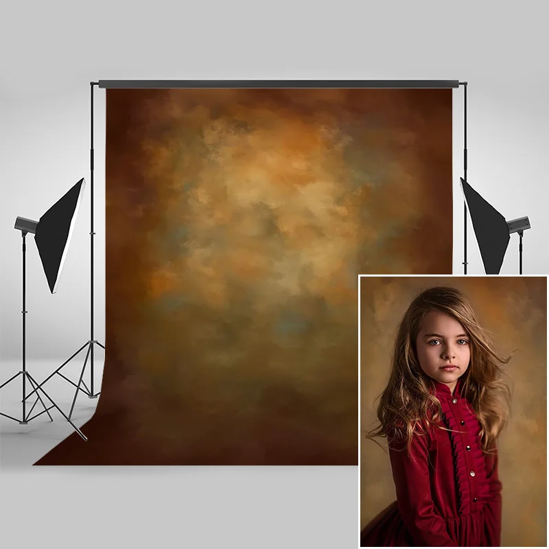 

Mocsicka Brown Retro Abstract Texture Photography Backdrops for Children Adult Birthday Photocall Background Photo Studio Props