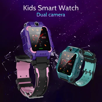 

SZ6F Multifunctional Kids Children Smart Watch Dual Camera Tracker Intelligent Band Compatible for Android/ IOS Phone System