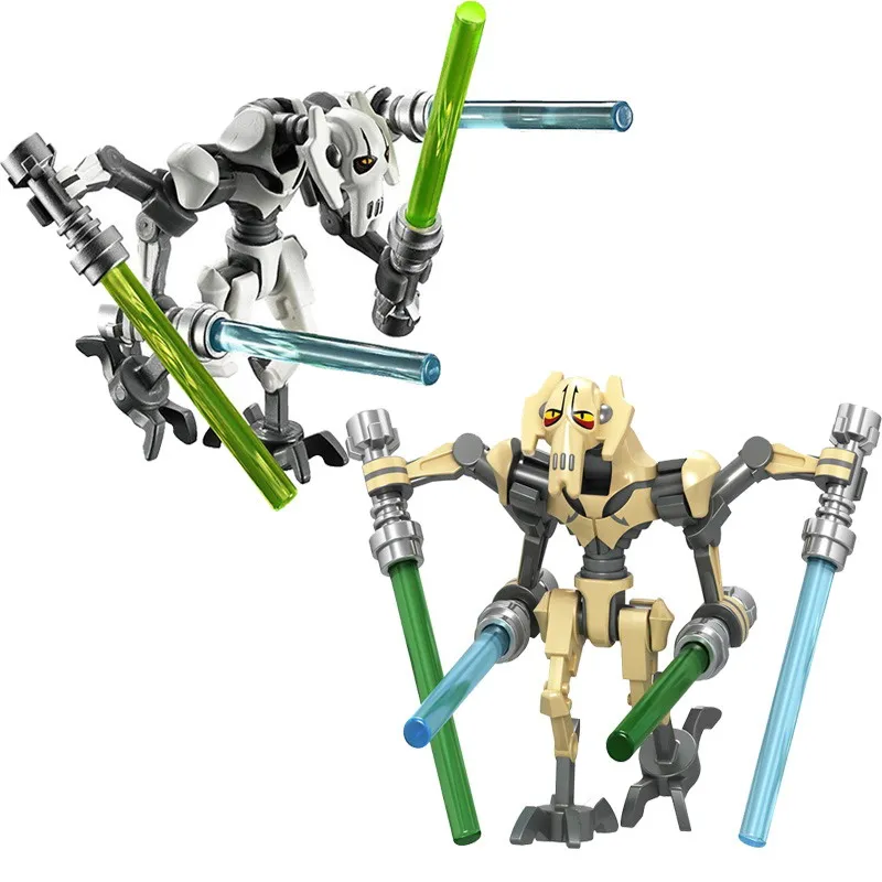 The Imperial General Robot Grievous With Lightsabers Battle Droid R2D2 BB8 Model Buildable Action Figures Toys For Children | Игрушки и