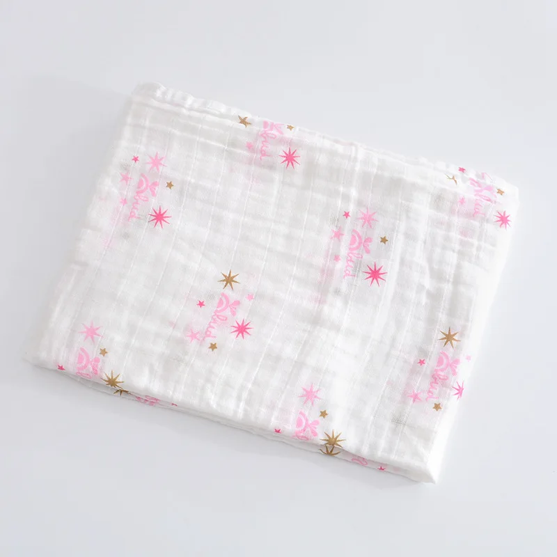 120*120 см бамбуковое+ хлопковое детское Пеленальное Одеяло для новорожденных, покрывало для коляски, банное полотенце, детское одеяло - Цвет: cotton 13