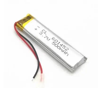 3 7 в 601452 061452 500 мАч с защитной платой используется для bluetooth MP3 литиевой батареи