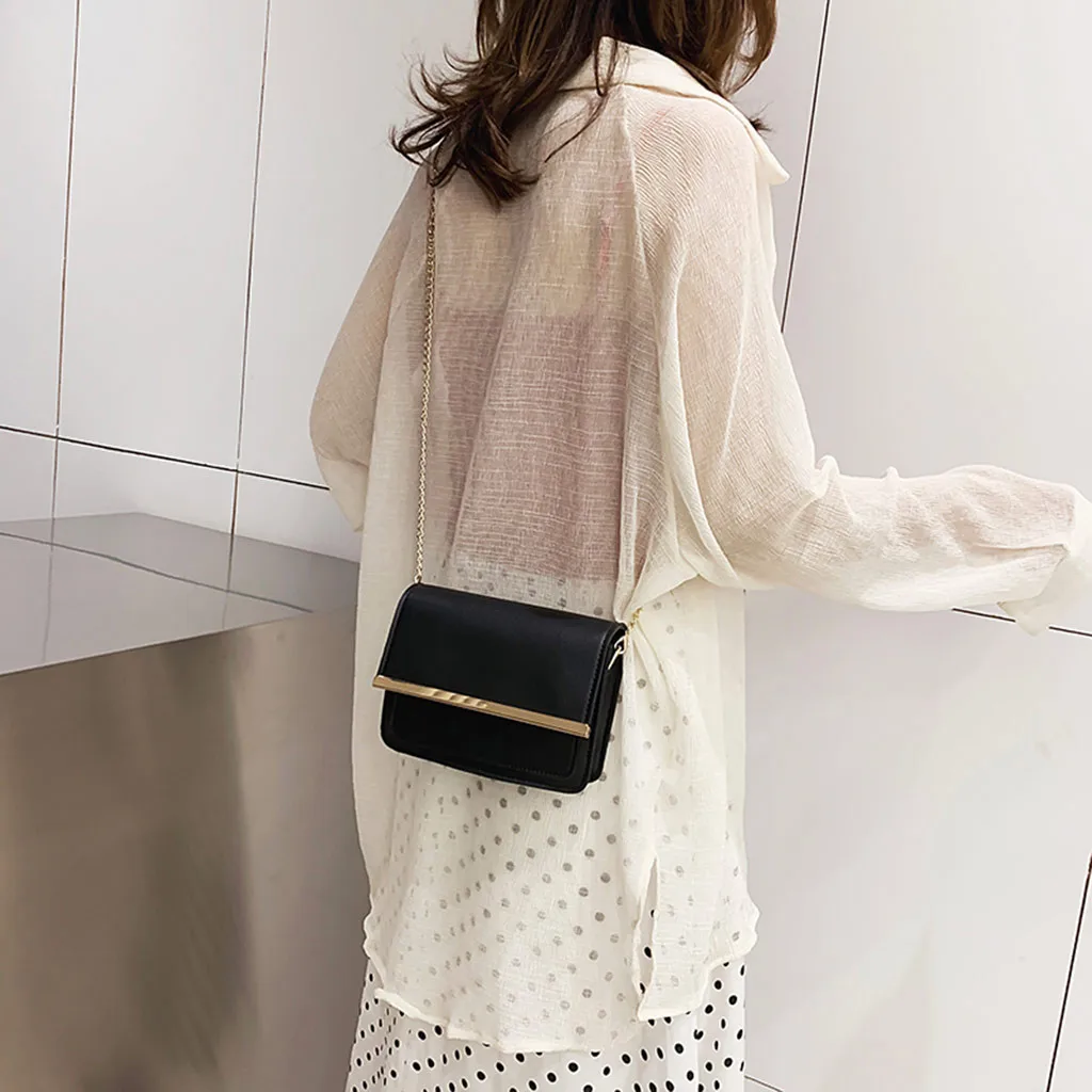 Sac a основной femme женская сумка сплошной цвет Повседневная дикая квадратная сумка тренд одно плечо сумка через плечо сумки для женщин