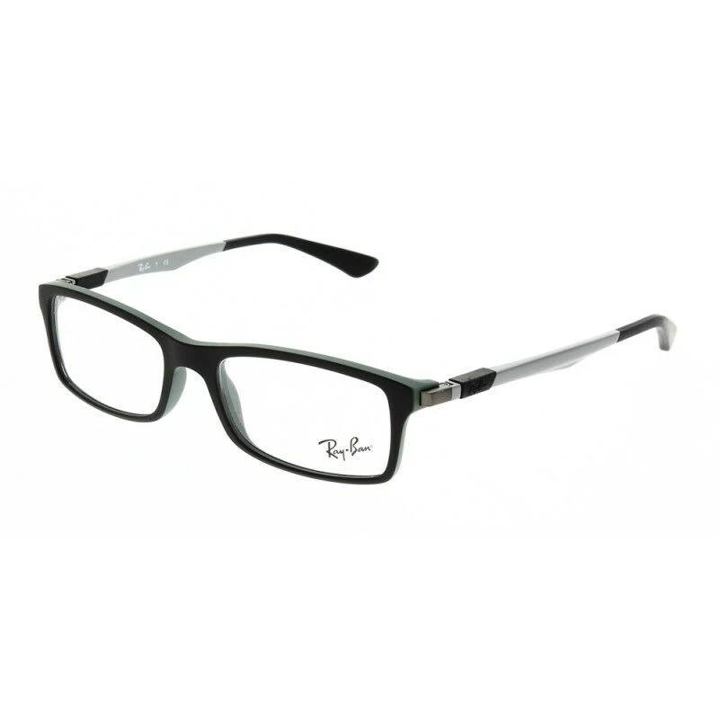 Gafas de vista Ray-Ban RX7017 5197 Топ черный на зеленом Cal.54