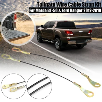 

1 Pair Tailgate Cables For Ford Ranger For Mazda BT-50/Fighter B2500 2012-2019 Pickup Truck Tailgate Wire Cable Strap Support