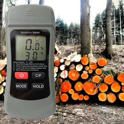 Hygromètre numérique 2 en 1 pour le bois, détecteur d'humidité et de température, ZN AZ SFJ 001 