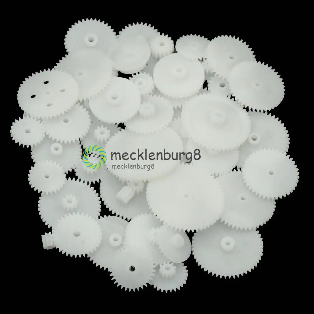 57 styles Plastic Gears All Module 0.5 Robot Parts for DIY Arduino 