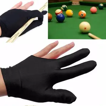 

1pcs Elastic Snooker Billiard 3 Fingers Glove Fitness Sports Gloves Billiard Snooker Gloves For Men Women Billiard Accessories