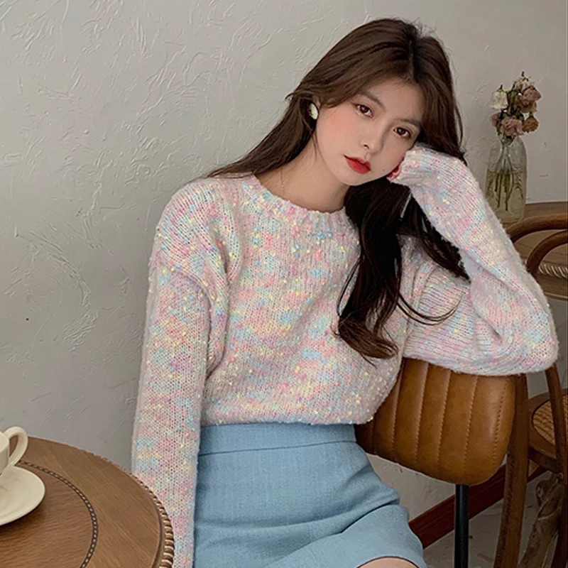 

Women Winter Sweater Clothes Set Oversize Loose Knit Cardigan Coat 2 Piece Set Sexy Suspender Top Long Sleeve Pullover Sweaters