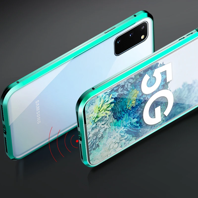 360 Магнитная Адсорбция металлический корпус для Samsung Galaxy A51 A71 A50 A70 A50s A70s A10 A20 A30 A40 A31
