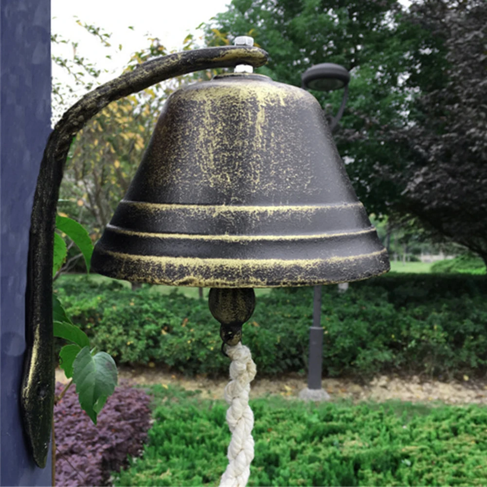 Brass Bell Vintage Doorbell Wall Hanging Bell Sopraporta - Wind Chimes &  Hanging Decorations - AliExpress