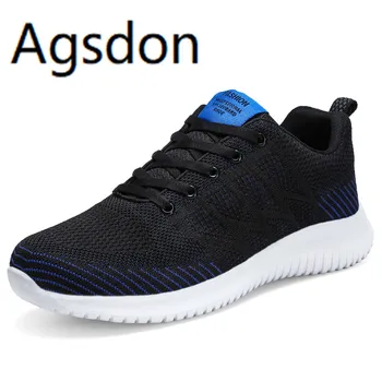 

New Fashion Men Casual Shoes Breathable Lace-up Shoes Men Classic Lightweight Men Sneakers Comfortable Tenis Trainers Big Size