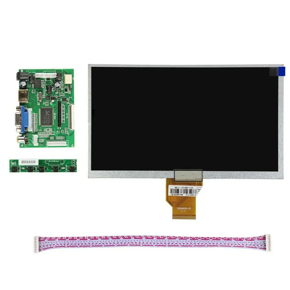 9 дюймов " TFT ЖК-дисплей модуль HDMI+ VGA+ 2AV драйвер платы для Raspberry Pi 1024*60 запасные части Аксессуары