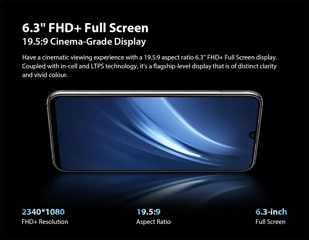 UMIDIGI A7 Pro Quad Camera Android 10 OS 6.3" FHD+ Full Screen 64GB/128GB Sadoun.com