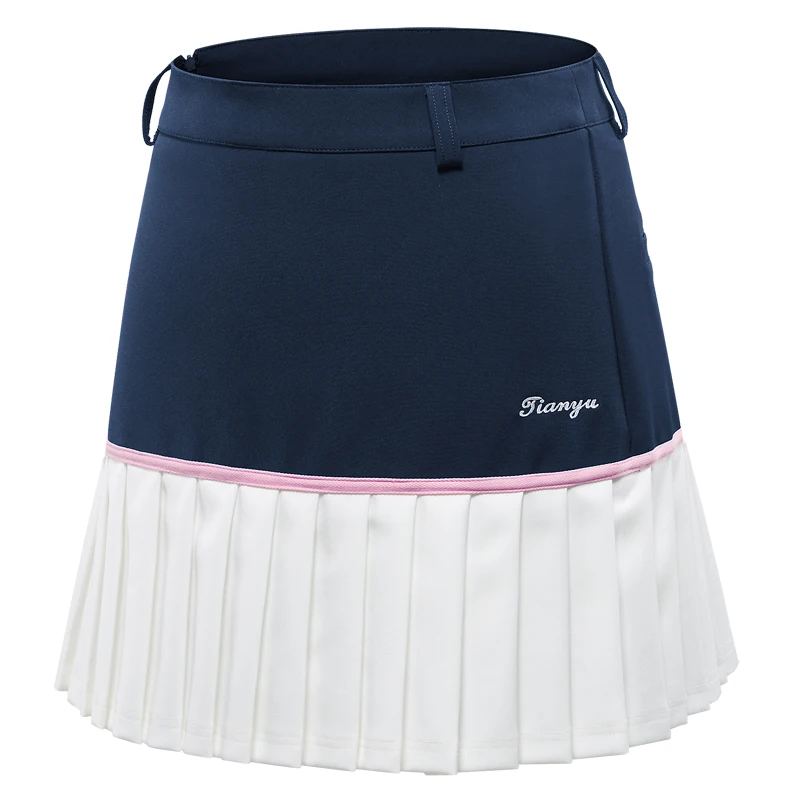 Outdoor Golf Clothing Woman Golf Skirt Summer Skorts Anti Emptied Shorts Pleated Wrinkle Skirts For Girl with Safety Shorts