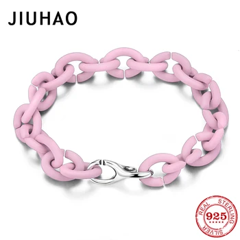 

2020 Fashion Pink Personality Rubber X Bracelets for Women Chain unique and practical Bracelet