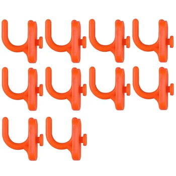 

10 Pcs Wall-Mounted Hardware Tool Hanging Plate Hole Plate Hook Parts Storage Box Garage Unit Shelf Tool