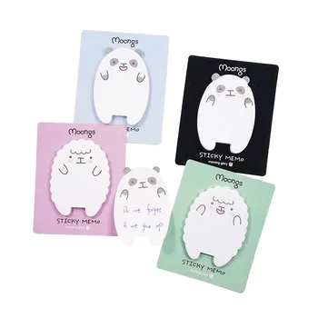 

40packs/lot Cartoon Moongs sticky notepad Memo sticky notes planner stickers stationery wholesale Free Shipping