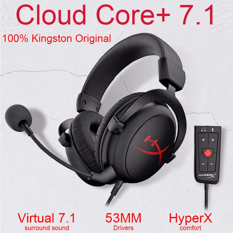 Оригинальная игровая гарнитура серии kingston HYPERX Cloud или звуковая карта совместимая