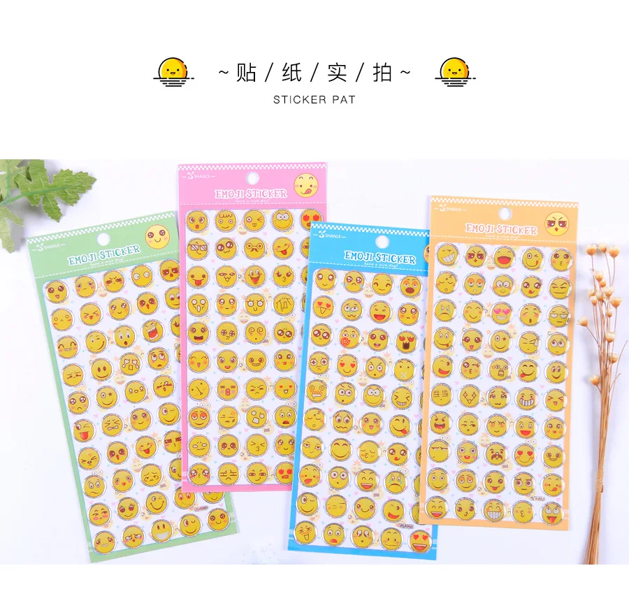 20 компл./лот Kawaii канцелярские наклейки в виде улыбающихся рожиц дневник планировщик декоративные мобильный наклейки Скрапбукинг ручные поделки наклейки
