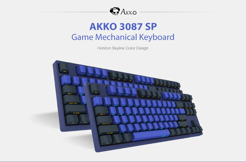AKKO 3087 SP Horizon Skyline Cherry Cherry Axis Game Mechanical Keyboard 87 Key, TYPE-C Interface