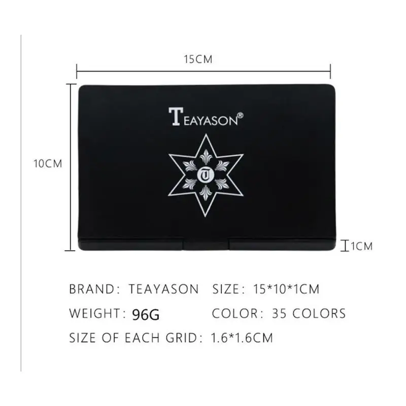 35 Colors Earth color pearlescent matt eye shadow eye shadow tray durable makeup eye shadow tray