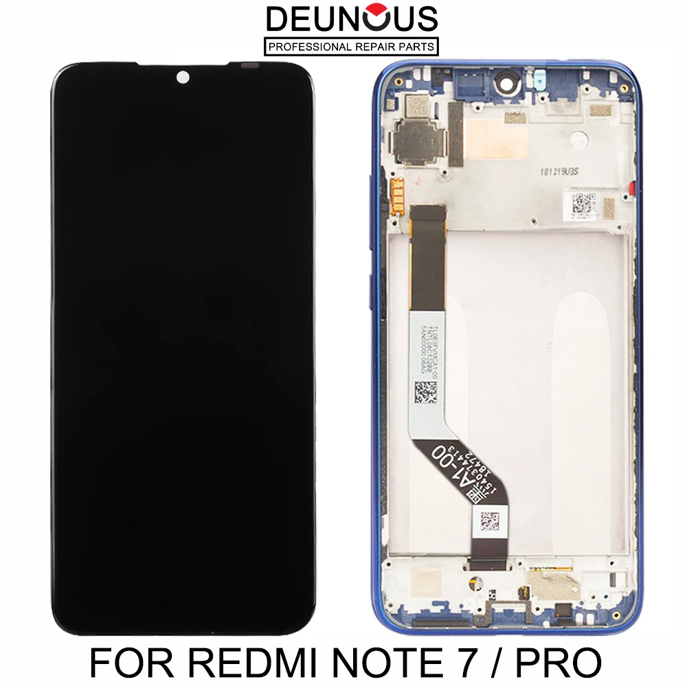 

Original for Xiaomi Redmi Note 7 LCD Display Screen Touch Digitizer Assembly Redmi Note7 Pro LCD Display 10 Touch Repair Parts