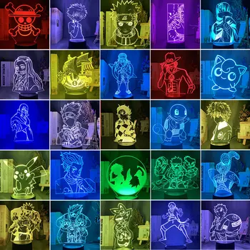 

3d Night Lamp Anime Hunter X Hunter for Kids Child Bedroom Decor Nightlight Dropshipping Manga Gift Hunter X Hunter Night Light