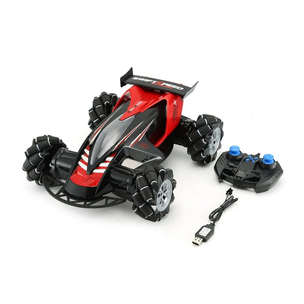 Z108 2,4 GHz 1/10 RC автомобиль дрейф автомобиль 360 градусов спиннинг трюк 20 км/ч Mecanum Omni колесо внедорожный автомобиль с светильник и музыкой