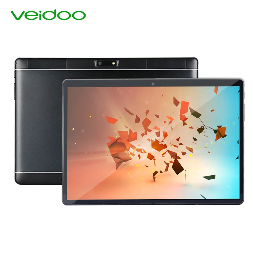 Планшетный ПК Veidoo Android 10 дюймов 1280*800 IPS дисплей камера WiFi/GPS/OTG 3G фаблет с двумя