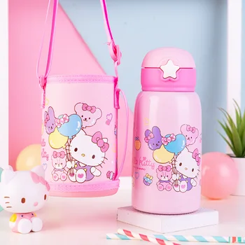 

550ML Cartoon 304 Stainless Steel Children Girl Thermos Bottle With A Cover