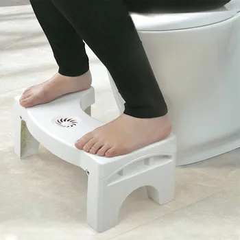 

Drop shipping Folding Squatting Stool Non-slip Toilet Foot Stool Potty Footstool toilet stool