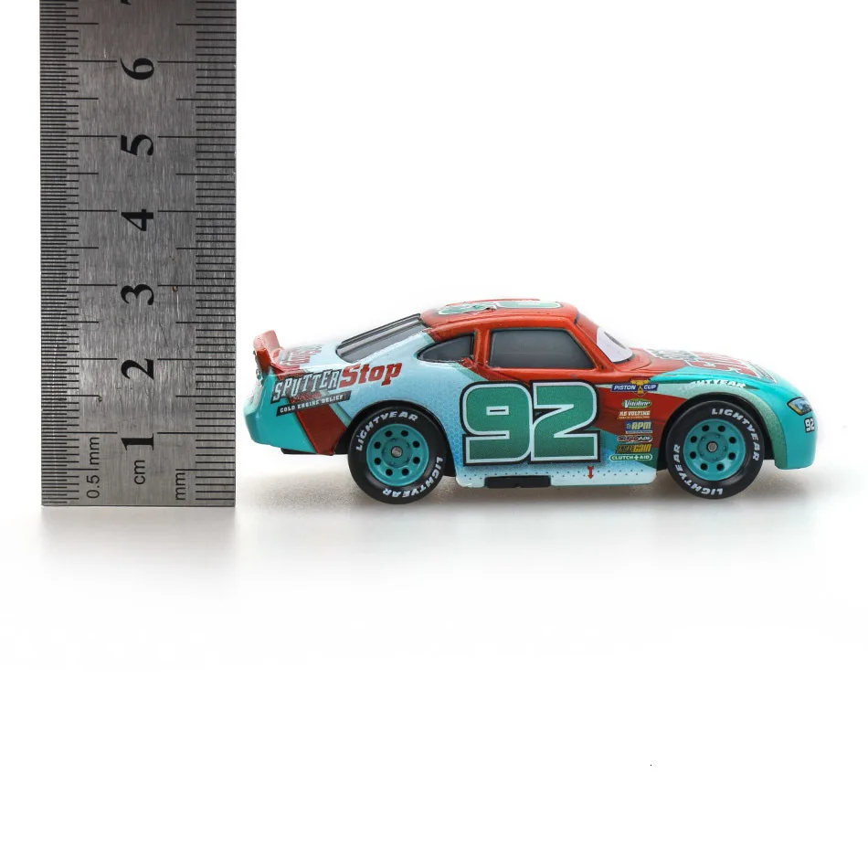 Disney Pixar Cars 2 3 Lightning 40 стиль Mcqueen Mater Jackson Storm Ramirez 1:55 литой автомобиль металлический сплав мальчик детские игрушки подарок