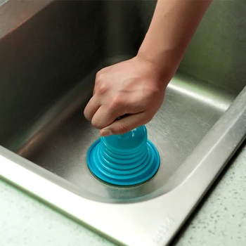 

Household Portable Practical Multifunctional Durable Solid Color Pipe Dredge Suction Cup Sink Bathroom Appliances