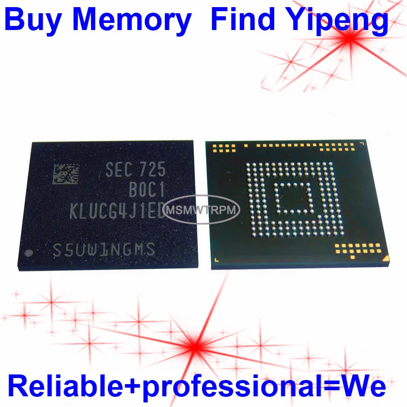 KLUCG4J1ED-B0C1 BGA153Ball UFS2.1 2.1 64GB Mobilephone Memory New original and Second-hand Soldered Balls Tested OK | Электроника