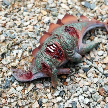 

2pcs/set Jurassic Dinosaur Corpse Dinosaur Body Model Action Figure Stegosaurus Triceratops Educational Toys for Boy Gift