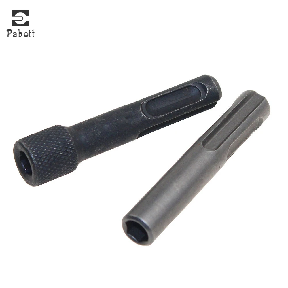 

2pcs SDS Plus to 1/4" Inch Hex Socket Nut Impact Driver Adaptor Set Converter Impact Drill Hammer Adapter Conversion Tool
